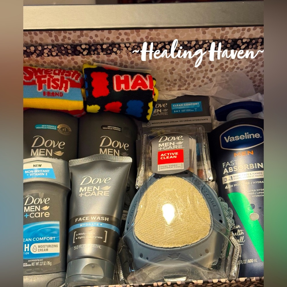 Don’t know tho get Dad, customize a self care basket